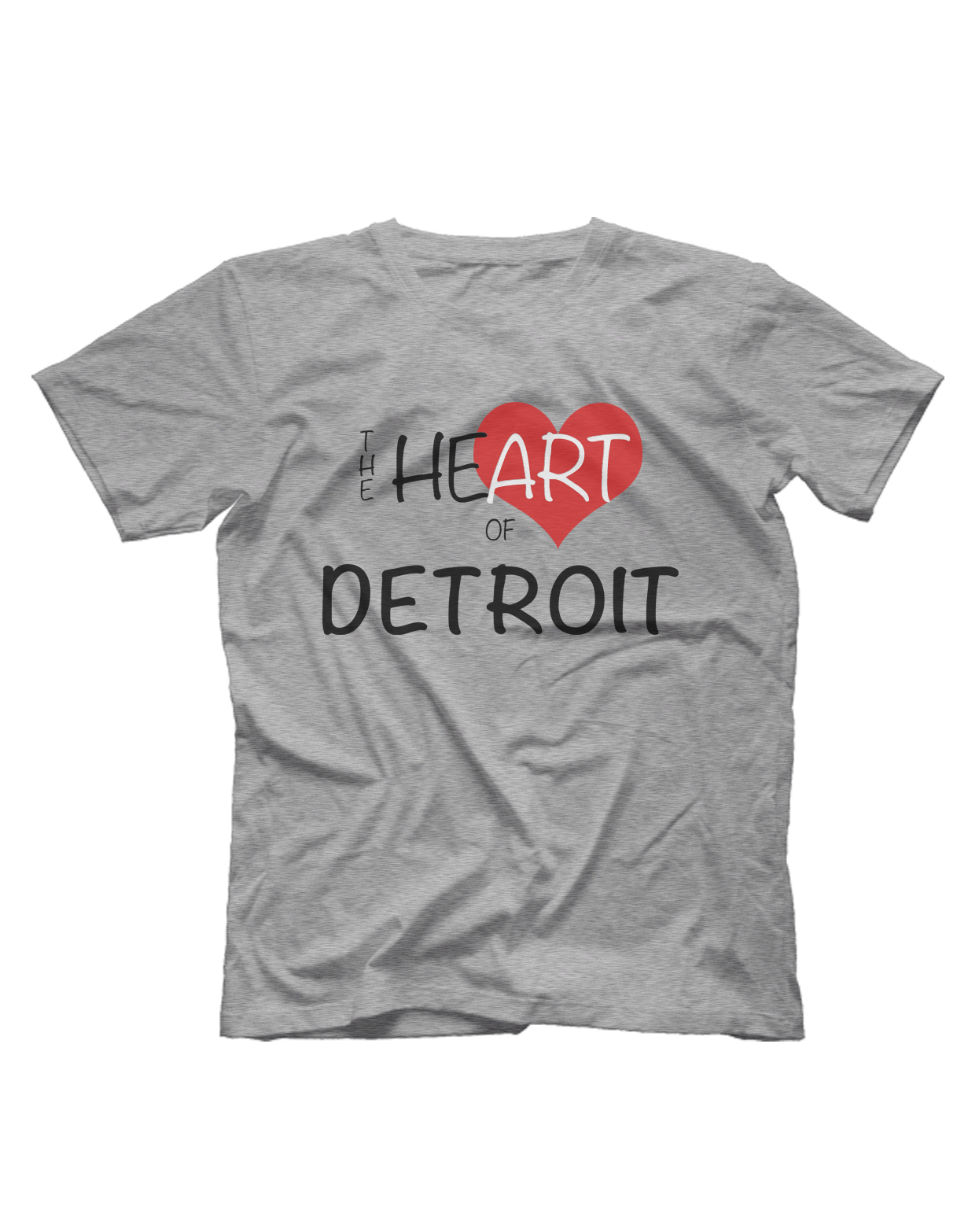 Heart of Detroit Short Sleeve T-shirt