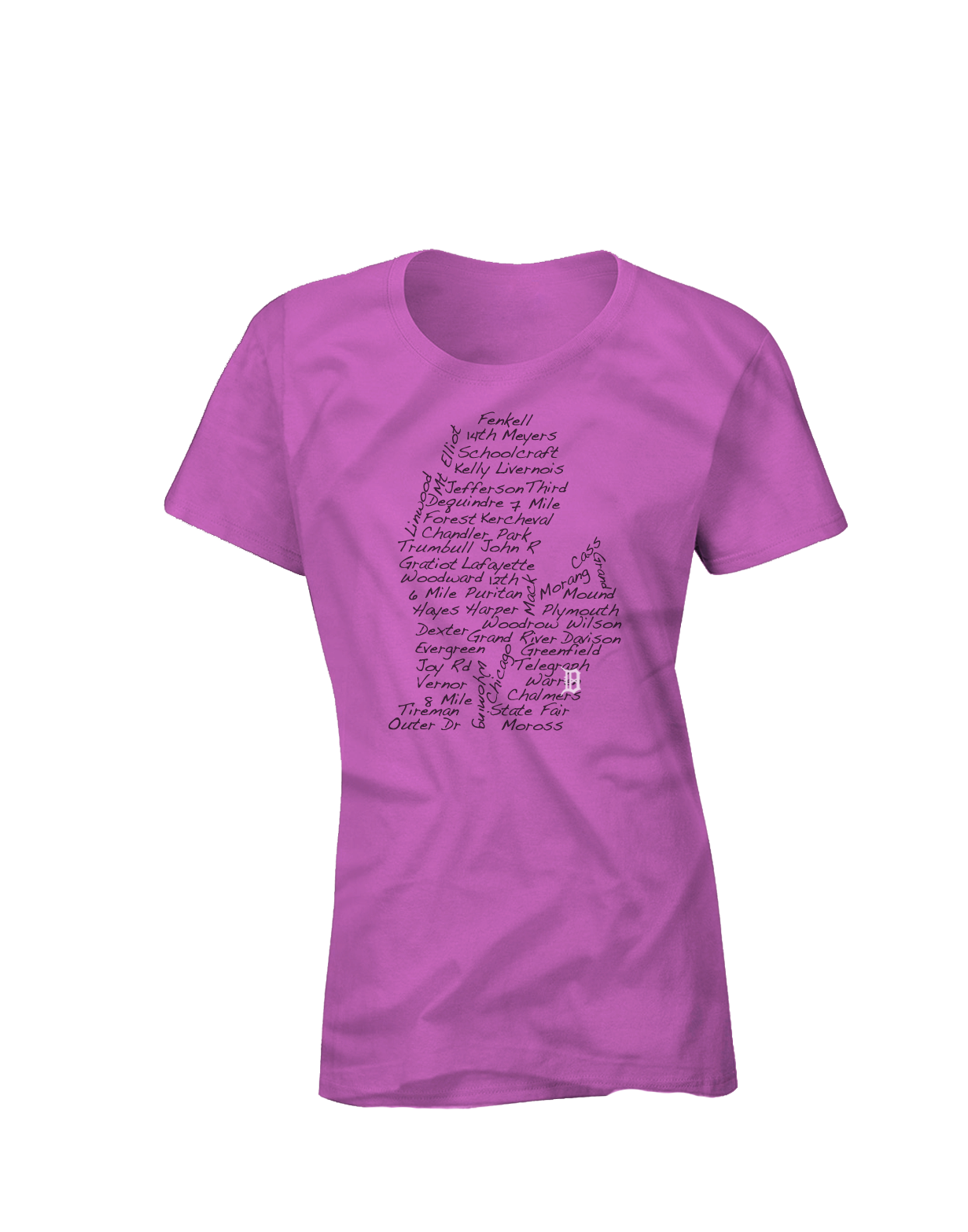 Streets of Detroit Short Sleeve Women's T-shirt