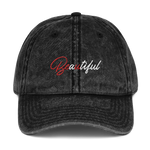 Beautiful (Be U) Distressed Dad Hat
